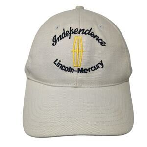 Independence Lincoln-Mercury Baseball Cap Beige One Size Adjustable Dog Daze